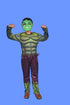 BookMyCostume The Green Smasher Superhero Kids Fancy Dress Costume - Muscle Look - Imported